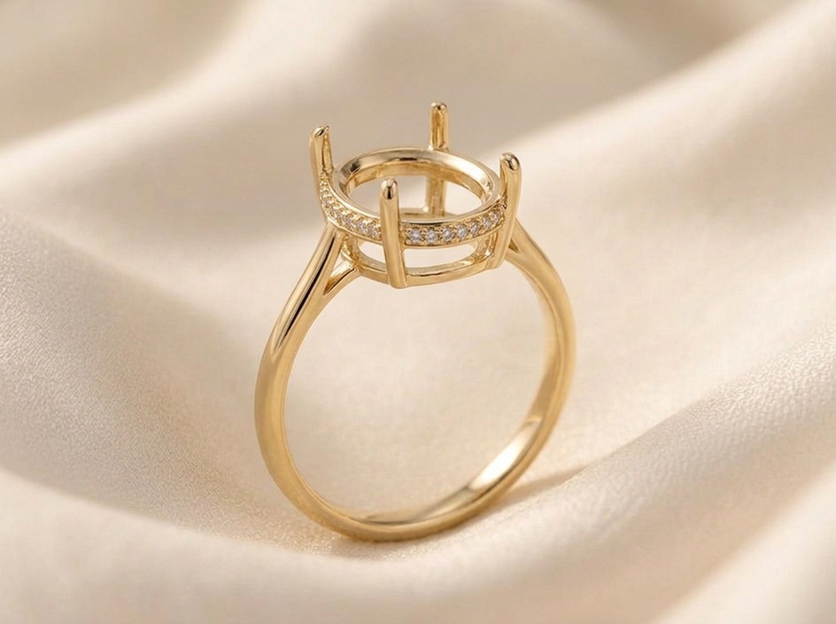 Hidden halo setting